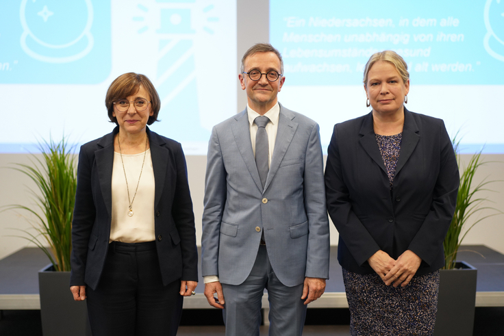 v.l. Dr. Christine Arbogast, Dr. Fabian Feil, Dr. Antje Draheim